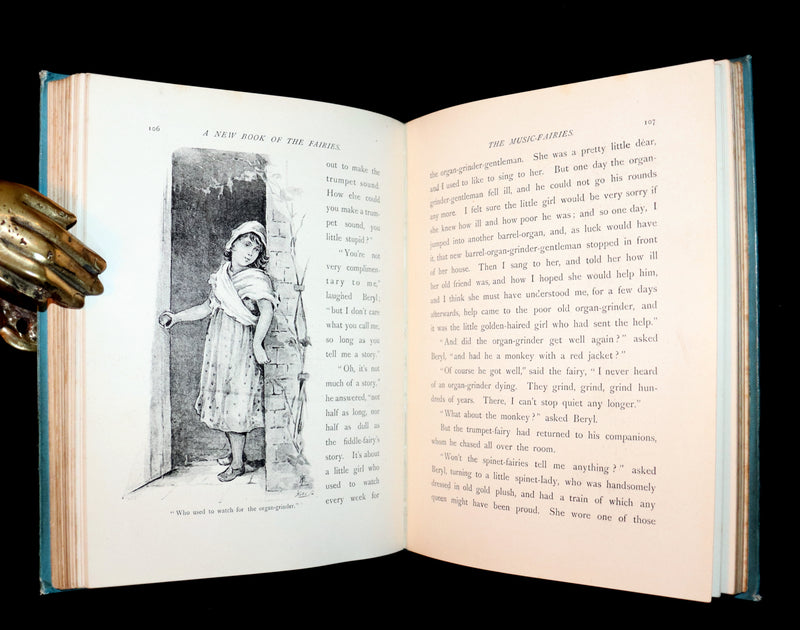 1890 Rare book - A New Book Of The Fairies By Beatrice Harraden illustrated by Edith D. Lupton