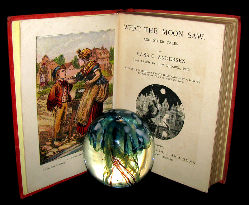1870's Scarce Victorian Edition - Hans Christian Andersen - What the Moon Saw and Other Tales