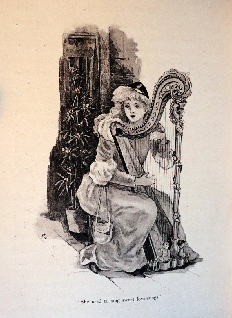 1890 Rare book - A New Book Of The Fairies By Beatrice Harraden illustrated by Edith D. Lupton