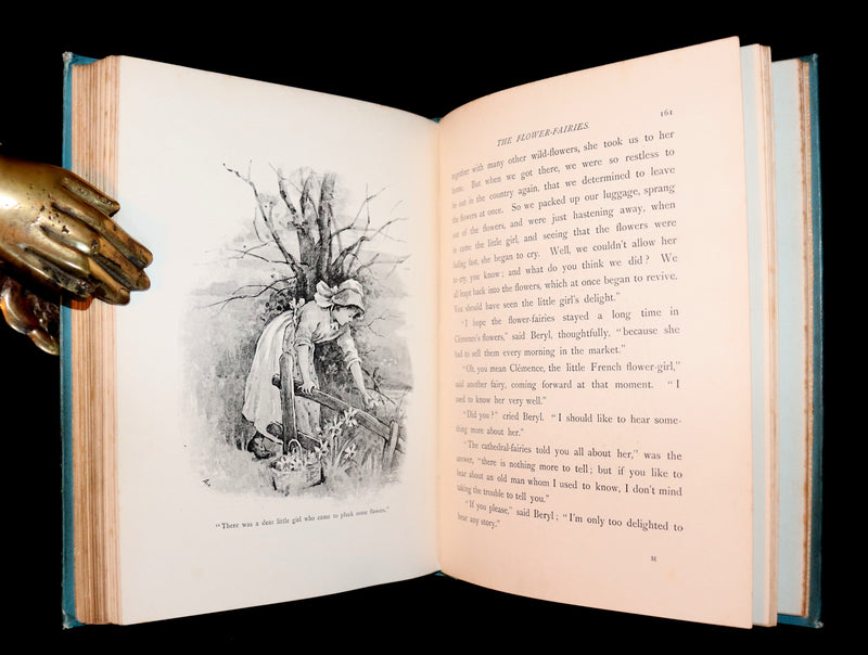 1890 Rare book - A New Book Of The Fairies By Beatrice Harraden illustrated by Edith D. Lupton