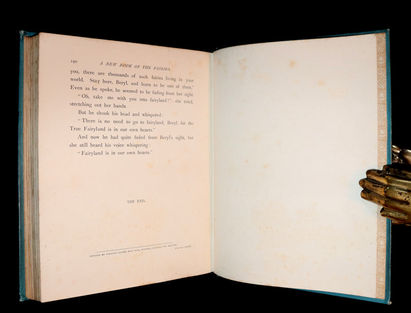 1890 Rare book - A New Book Of The Fairies By Beatrice Harraden illustrated by Edith D. Lupton
