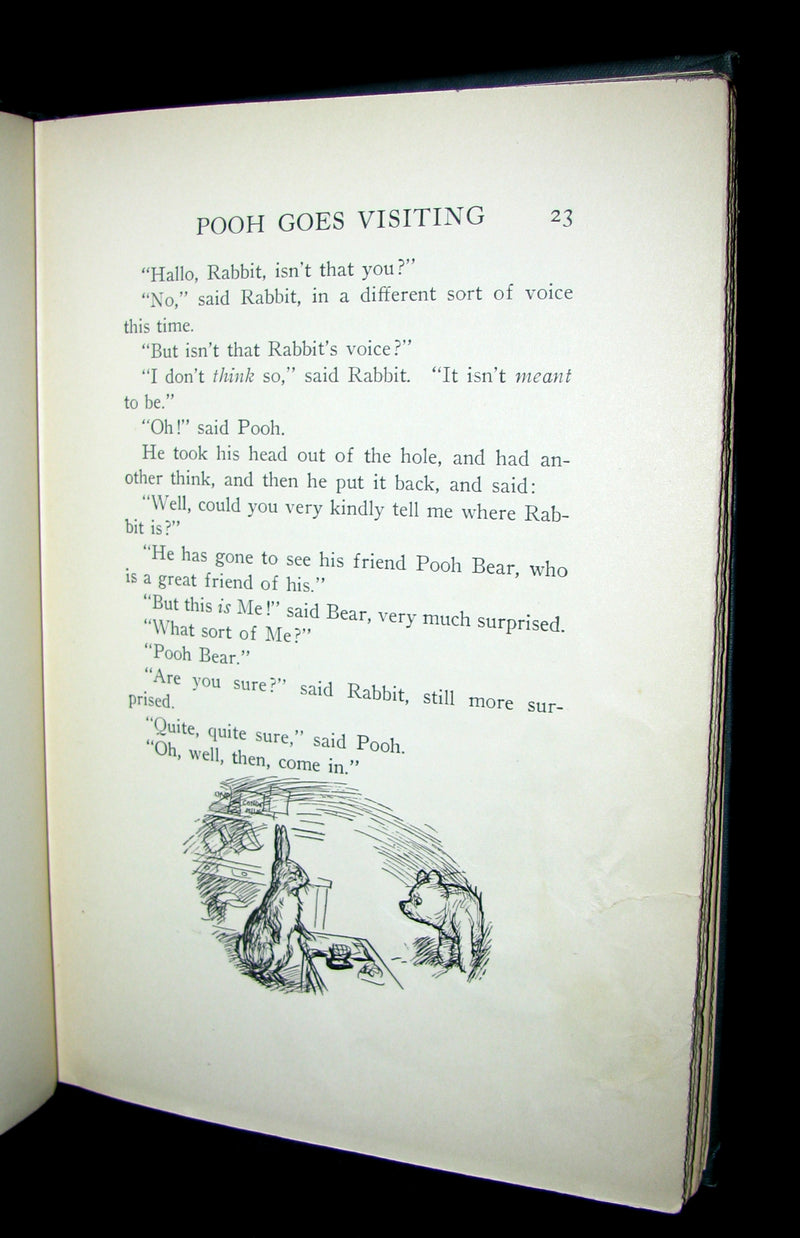 1926  Rare First Edition -  A. A. Milne & Ernest H. Shepard -  WINNIE-THE-POOH