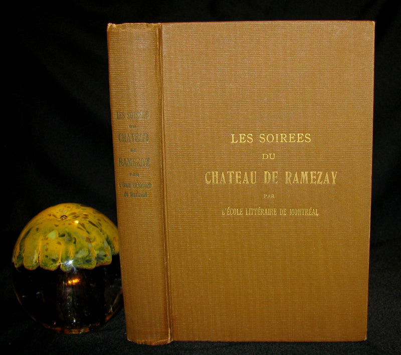 1900 Scarce French book ~ Emile NELLIGAN Soirées du Château de Ramezay FIRST EDITION