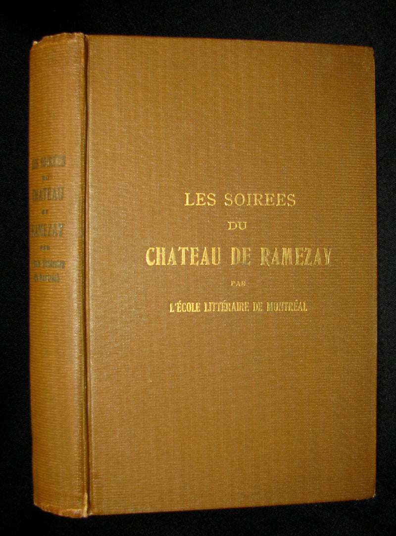 1900 Scarce French book ~ Emile NELLIGAN Soirées du Château de Ramezay FIRST EDITION