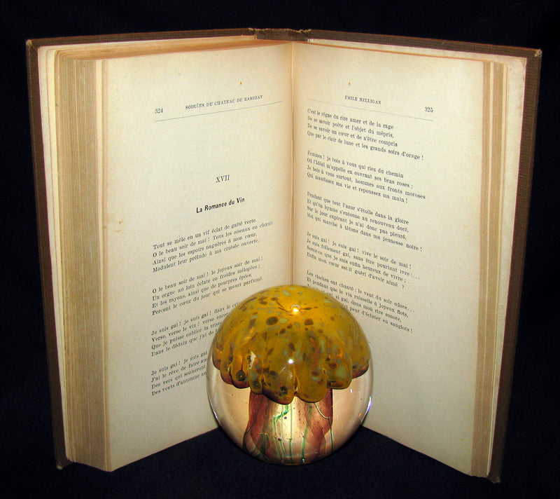 1900 Scarce French book ~ Emile NELLIGAN Soirées du Château de Ramezay FIRST EDITION