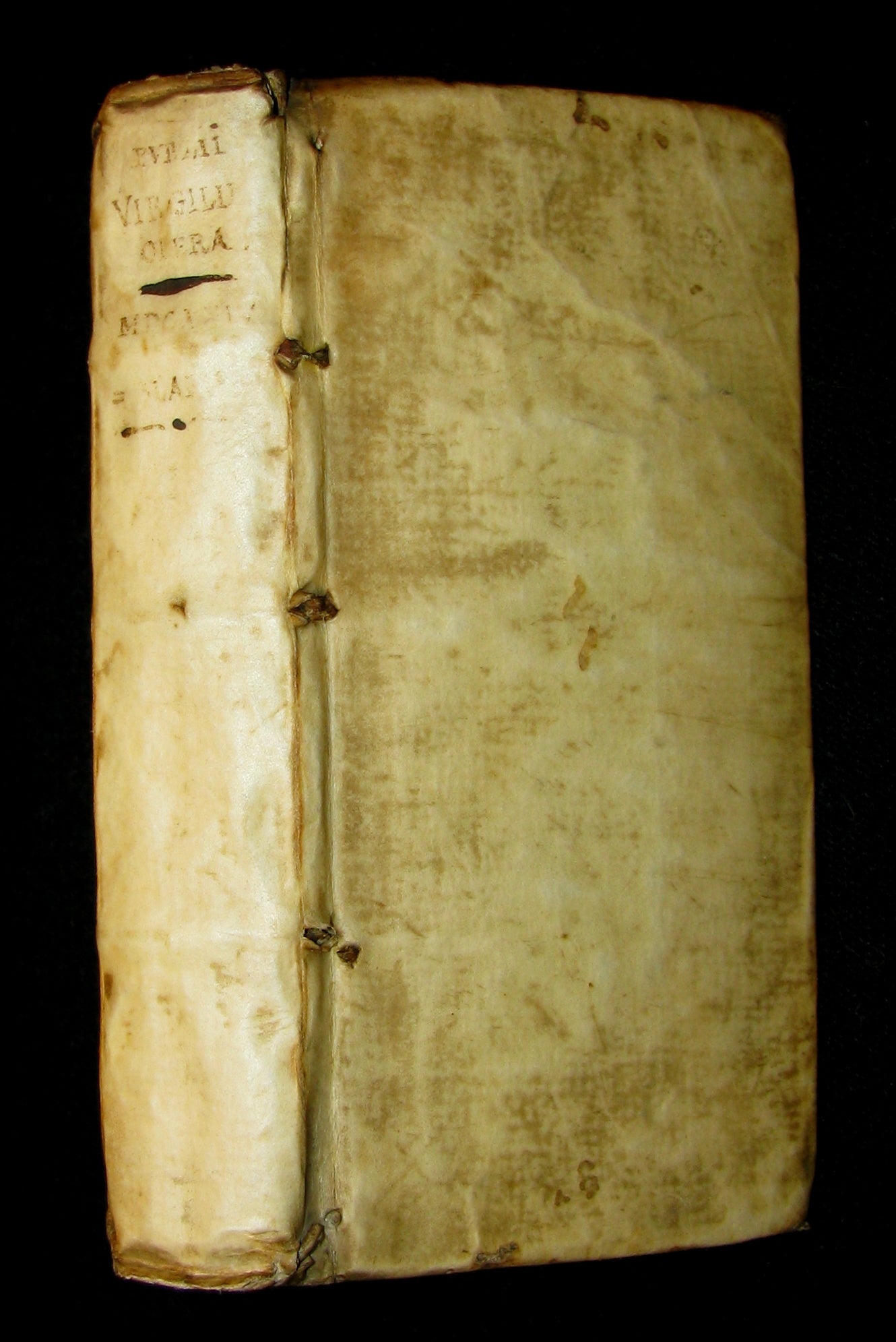 1624 Scarce Latin vellum Book - VIRGIL Works - Pub. Virgilii Maronis Opera (Aeneid, Georgics, etc)