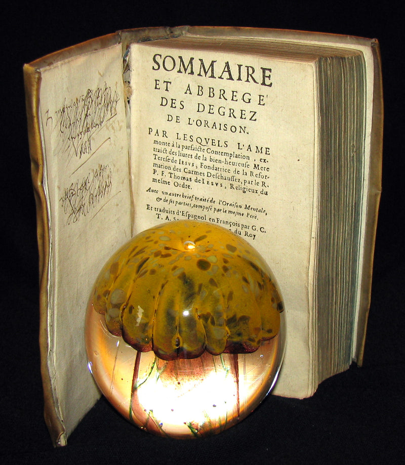 1612 Scarce French vellum Book - Saint Teresa of Ávila