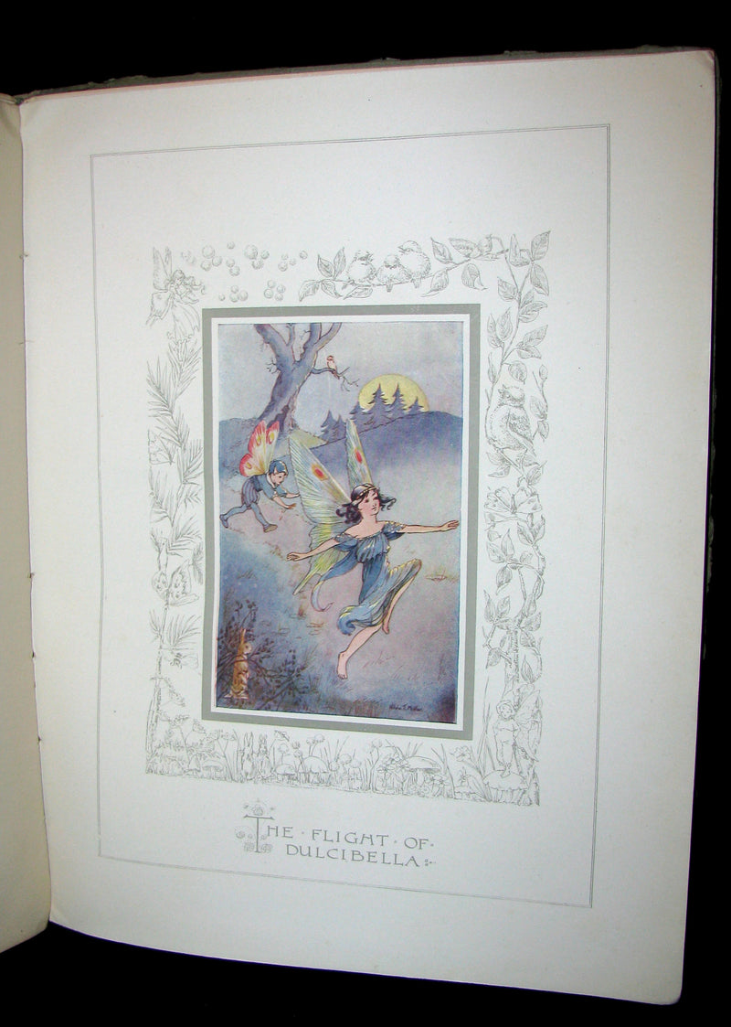 1920 Scarce Book - The Story of DULCIBELLA and the Fairies illustrated by Hilda T. Miller