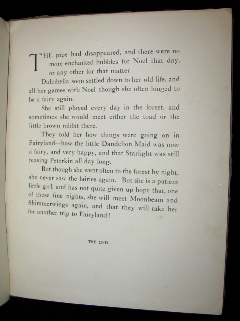 1920 Scarce Book - The Story of DULCIBELLA and the Fairies illustrated by Hilda T. Miller