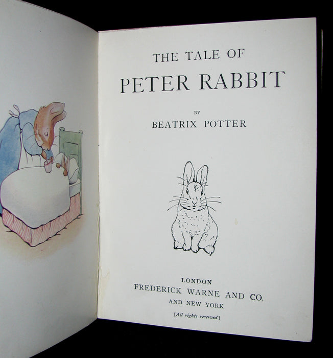 1910 Rare Book - Beatrix Potter  - THE TALE OF PETER RABBIT