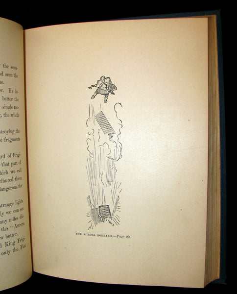 1880 Scarce First Edition Book - KARL and THE QUEEN OF QUEER-LAND. Illustrated.