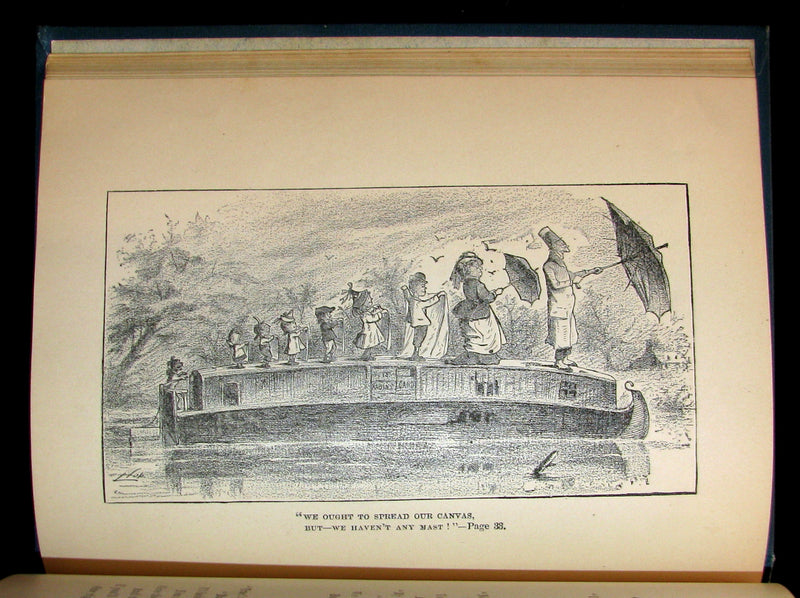 1880 Scarce First Edition Book - KARL and THE QUEEN OF QUEER-LAND. Illustrated.