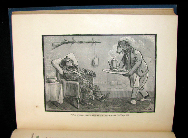 1880 Scarce First Edition Book - KARL and THE QUEEN OF QUEER-LAND. Illustrated.