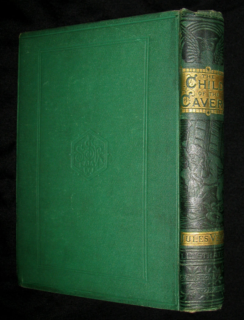 1878 Scarce Second Edition - Jules Verne Child of the Cavern Or Strange Doings Underground
