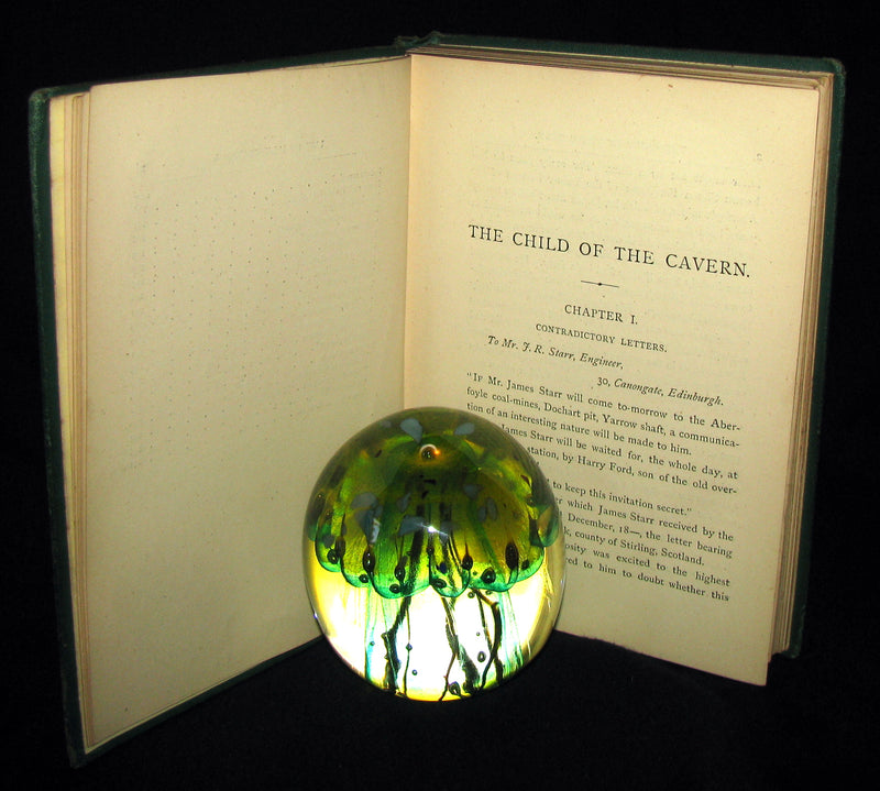 1878 Scarce Second Edition - Jules Verne Child of the Cavern Or Strange Doings Underground