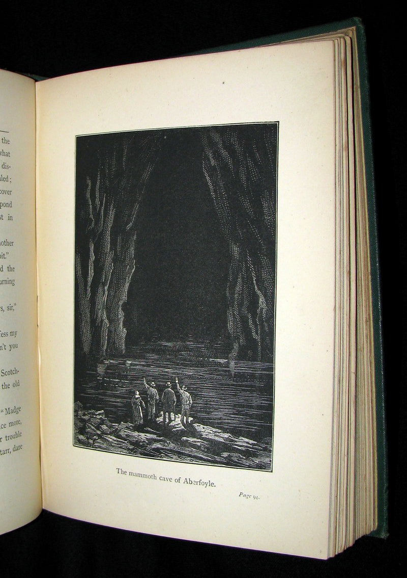 1878 Scarce Second Edition - Jules Verne Child of the Cavern Or Strange Doings Underground