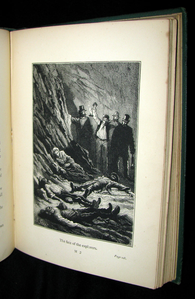 1878 Scarce Second Edition - Jules Verne Child of the Cavern Or Strange Doings Underground
