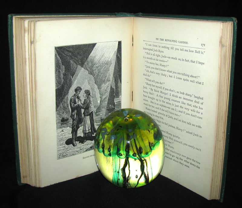 1878 Scarce Second Edition - Jules Verne Child of the Cavern Or Strange Doings Underground