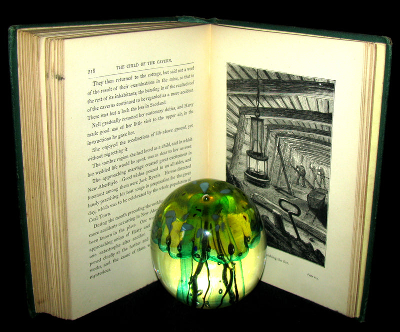 1878 Scarce Second Edition - Jules Verne Child of the Cavern Or Strange Doings Underground