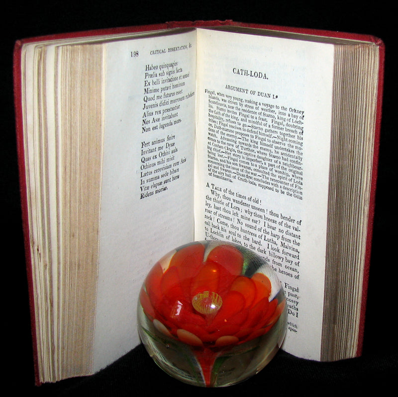 1845 Rare Book - The POEMS of OSSIAN by James Macpherson