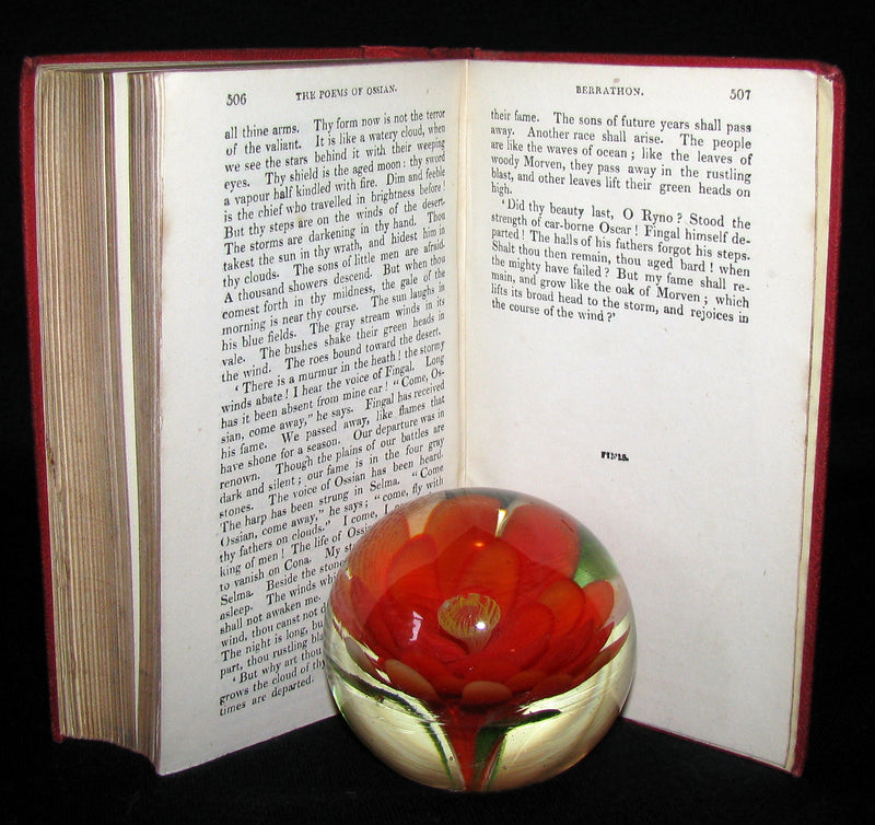 1845 Rare Book - The POEMS of OSSIAN by James Macpherson