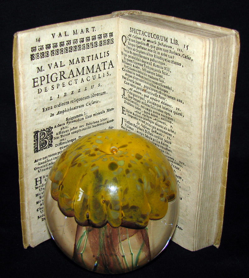 1690 Rare Latin vellum Book - MARTIAL's Epigrams - M. Val Martialis Epigrammata