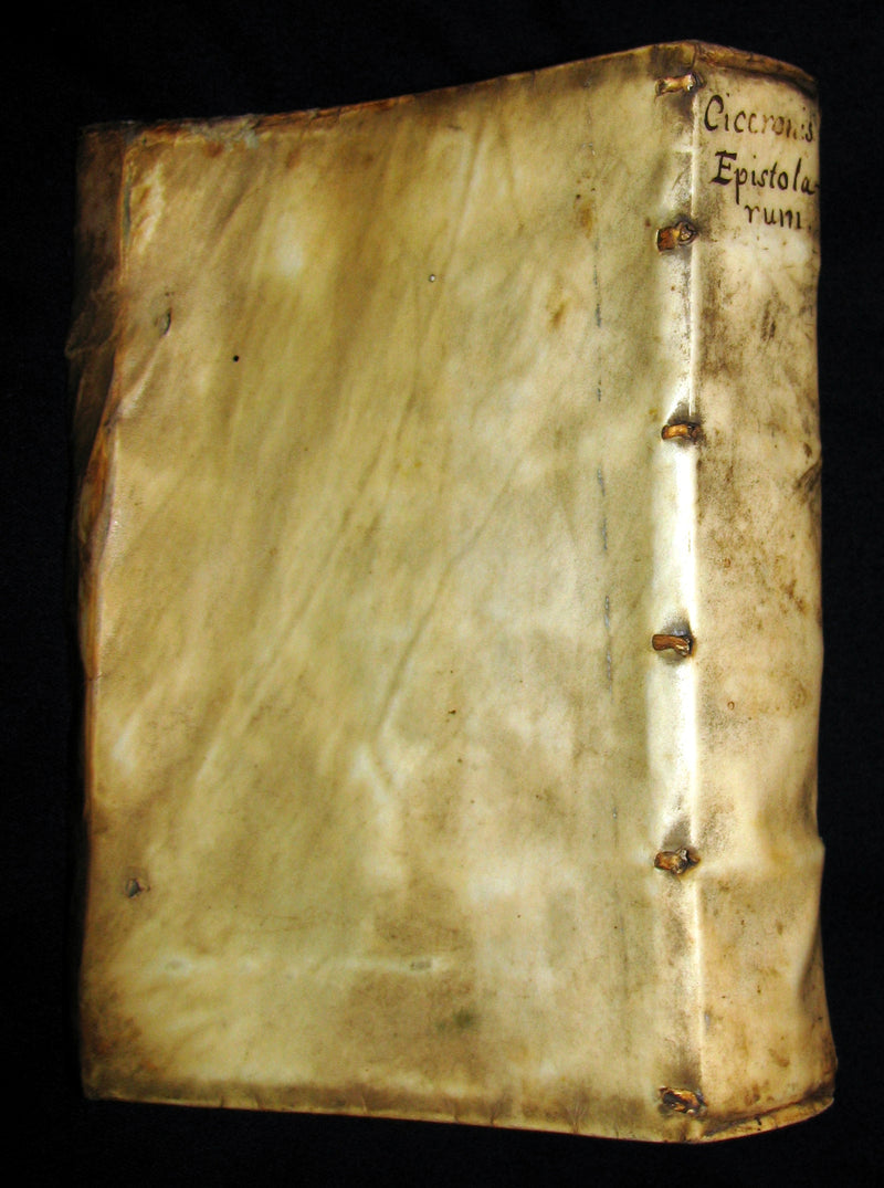 1573 Scarce Latin vellum Book - Letters of Cicero to his friend Atticus - Epistolarum ad Atticum