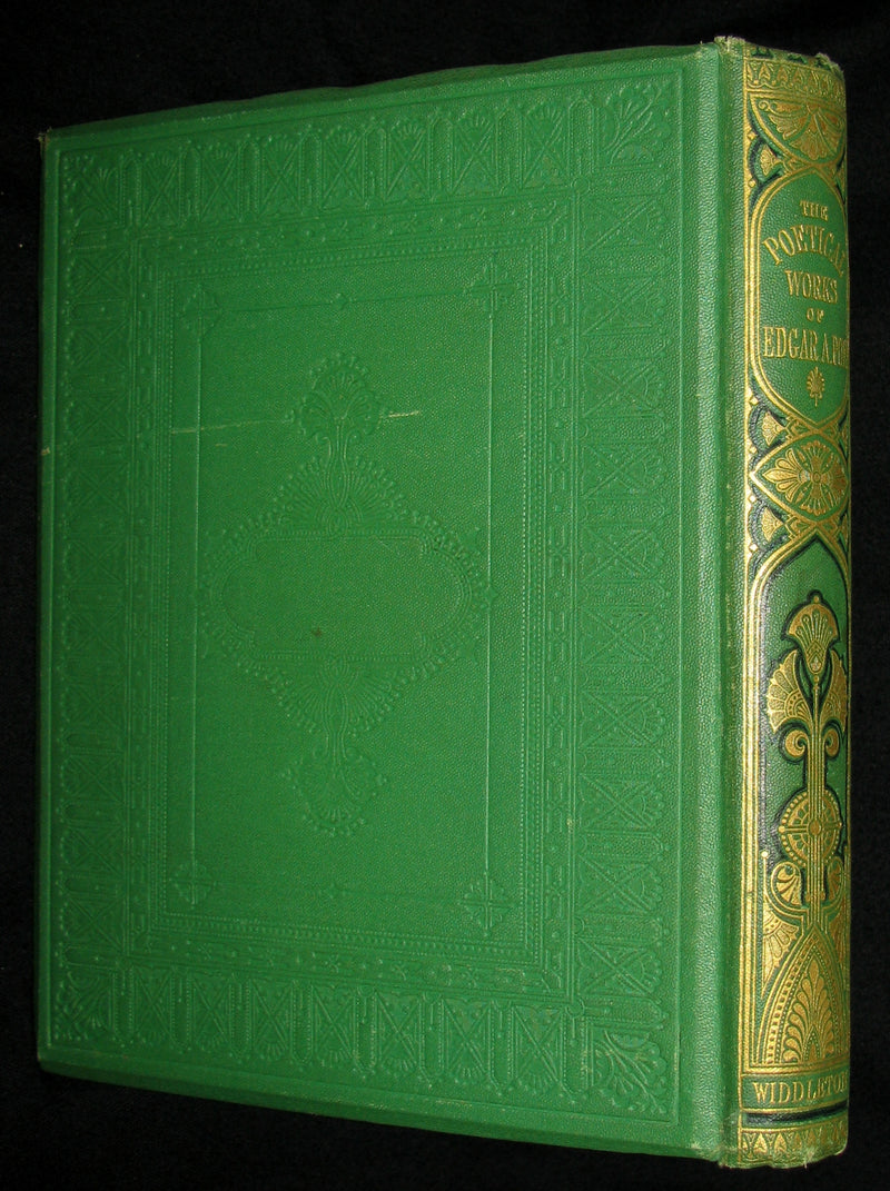 1870 Rare Victorian Book - The Poetical Works of Edgar Allan POE (The Raven, Lenore, Ulalume, ...)