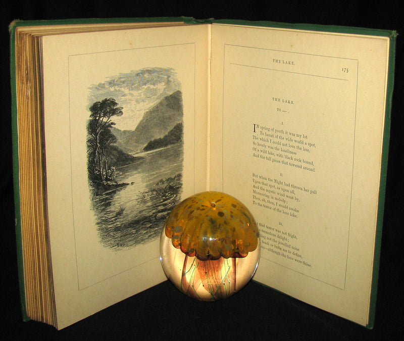 1870 Rare Victorian Book - The Poetical Works of Edgar Allan POE (The Raven, Lenore, Ulalume, ...)