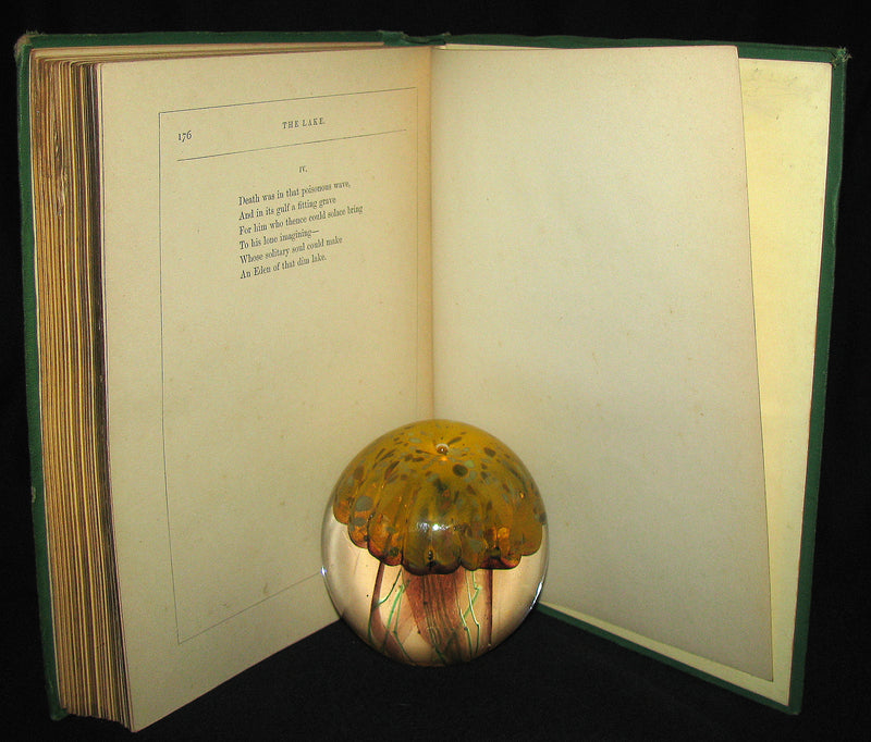 1870 Rare Victorian Book - The Poetical Works of Edgar Allan POE (The Raven, Lenore, Ulalume, ...)