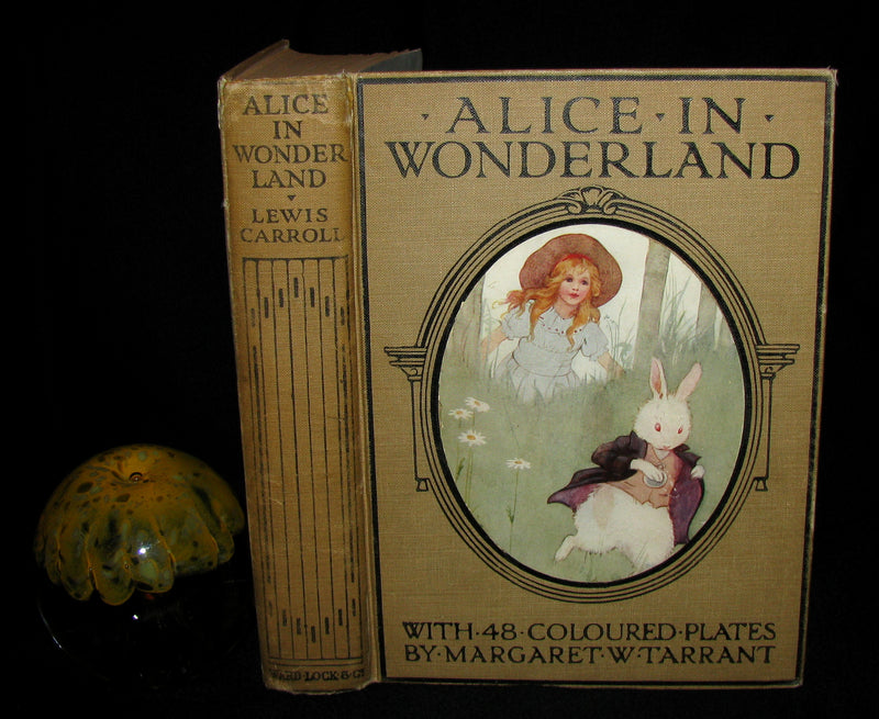 1920 Rare Book -  Alice's Adventures in Wonderland with 48 Coloured Plates By Margaret W. Tarrant