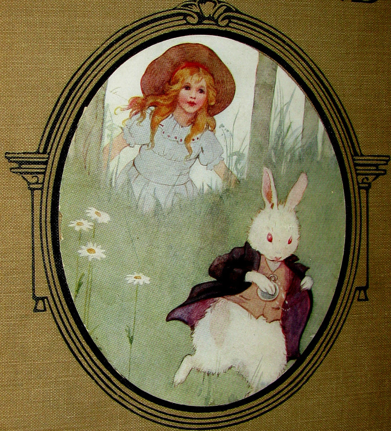 1920 Rare Book -  Alice's Adventures in Wonderland with 48 Coloured Plates By Margaret W. Tarrant