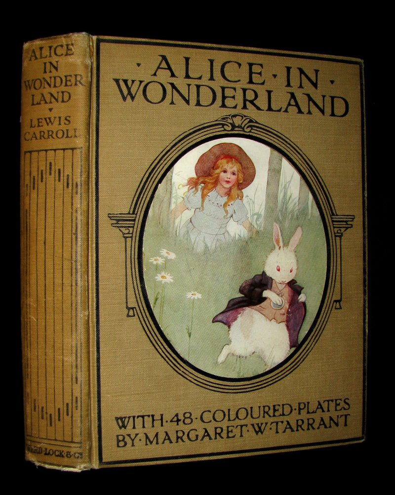 1920 Rare Book -  Alice's Adventures in Wonderland with 48 Coloured Plates By Margaret W. Tarrant