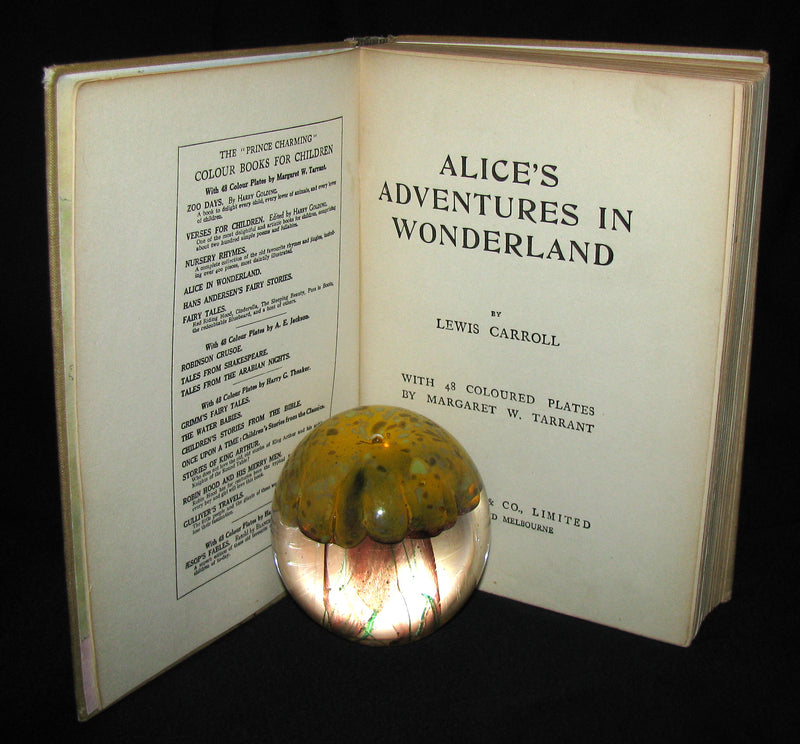 1920 Rare Book -  Alice's Adventures in Wonderland with 48 Coloured Plates By Margaret W. Tarrant
