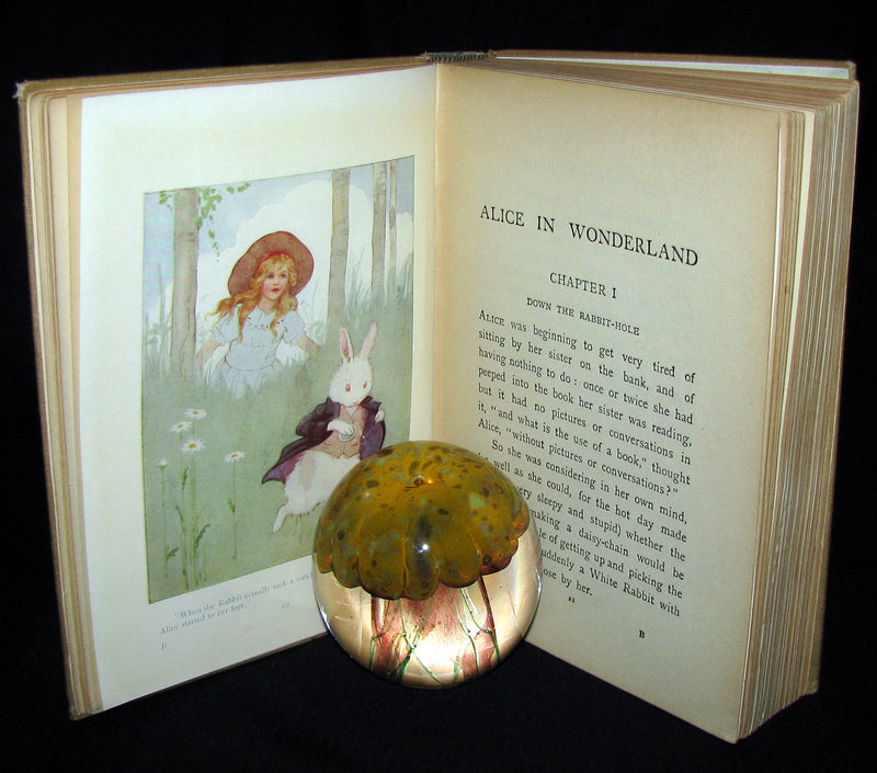 1920 Rare Book -  Alice's Adventures in Wonderland with 48 Coloured Plates By Margaret W. Tarrant