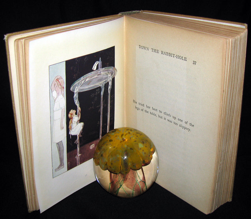 1920 Rare Book -  Alice's Adventures in Wonderland with 48 Coloured Plates By Margaret W. Tarrant