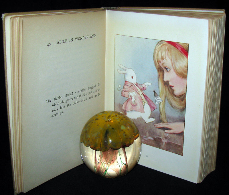 1920 Rare Book -  Alice's Adventures in Wonderland with 48 Coloured Plates By Margaret W. Tarrant