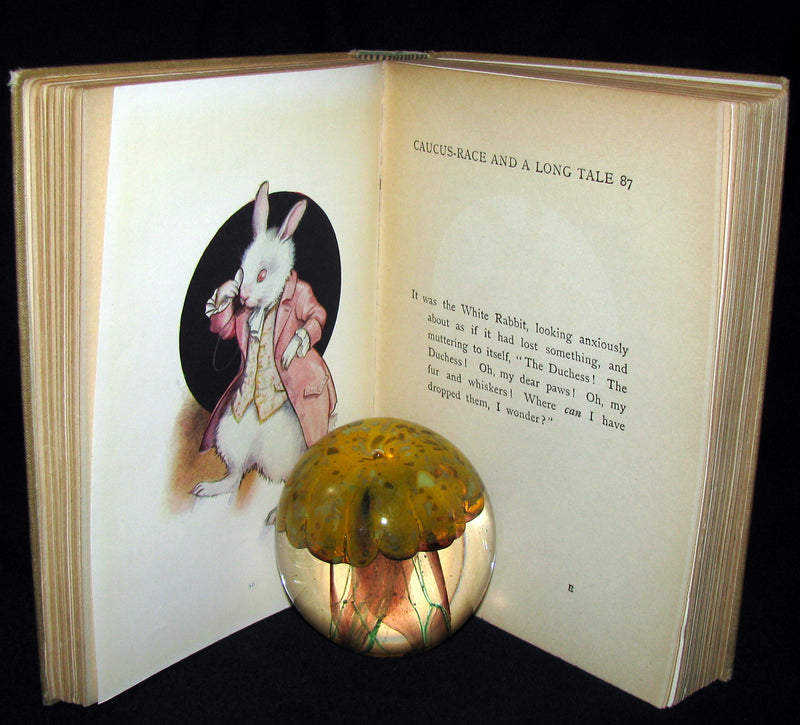 1920 Rare Book -  Alice's Adventures in Wonderland with 48 Coloured Plates By Margaret W. Tarrant