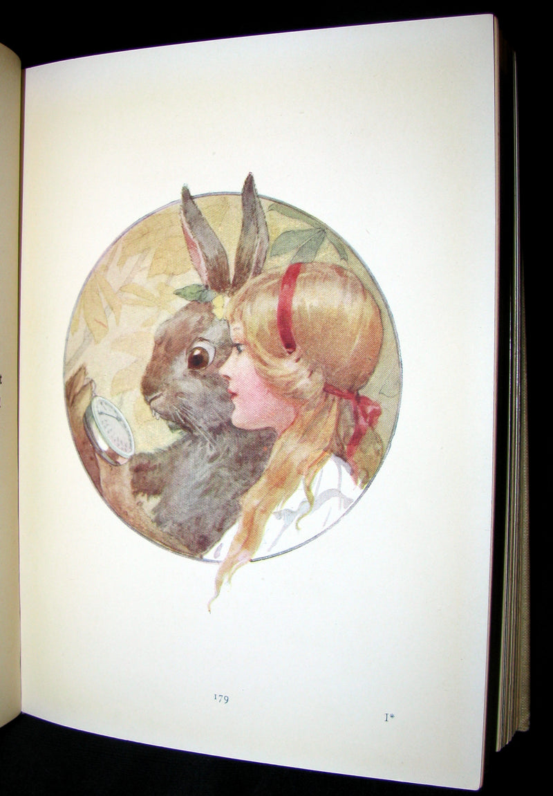 1920 Rare Book -  Alice's Adventures in Wonderland with 48 Coloured Plates By Margaret W. Tarrant