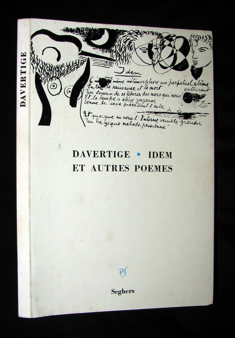 1964 Scarce Edition French Book - IDEM (Haiti) - Great Haitian Poet Davertige - Villard Denis