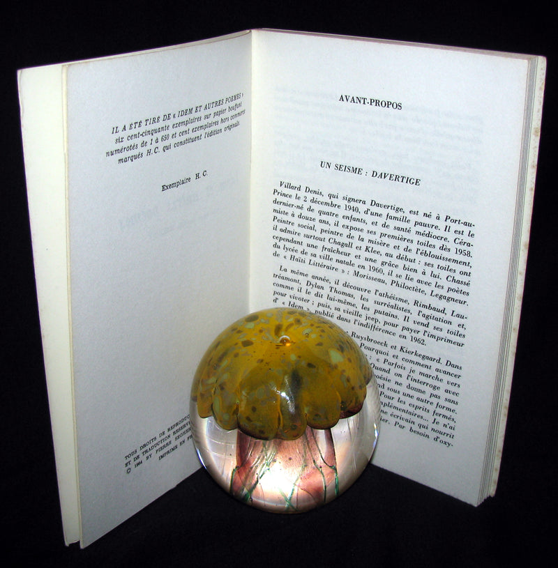 1964 Scarce Edition French Book - IDEM (Haiti) - Great Haitian Poet Davertige - Villard Denis