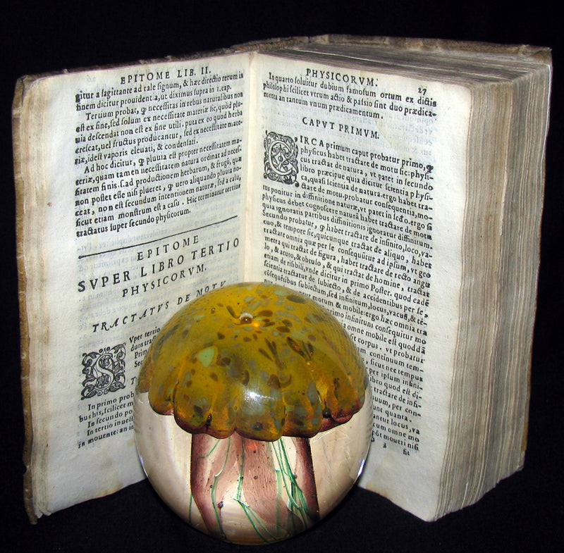 1589 Scarce Latin vellum Book - Philosophy of Aristotle, including his Meteorology Treatise.