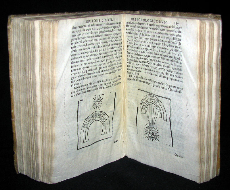 1589 Scarce Latin vellum Book - Philosophy of Aristotle, including his Meteorology Treatise.