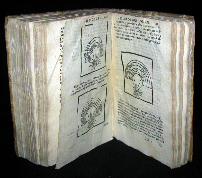 1589 Scarce Latin vellum Book - Philosophy of Aristotle, including his Meteorology Treatise.