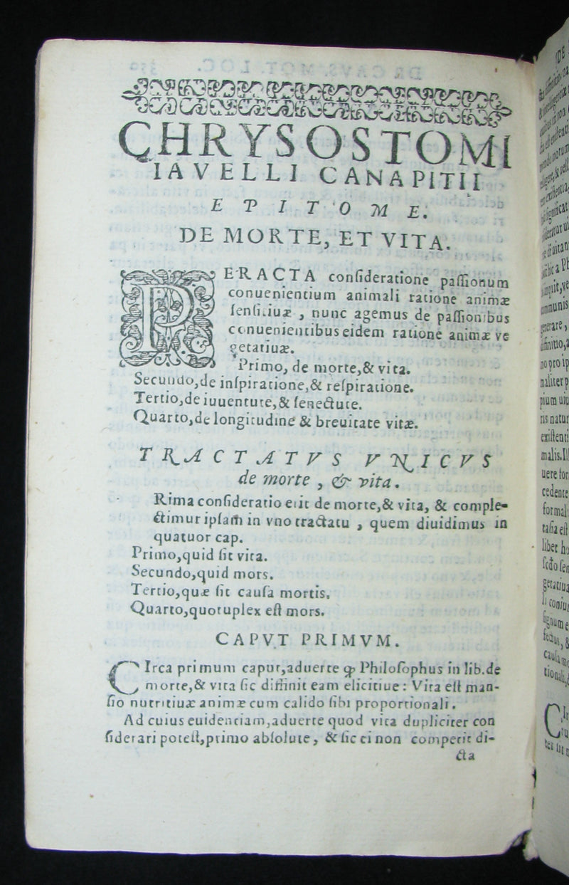 1589 Scarce Latin vellum Book - Philosophy of Aristotle, including his Meteorology Treatise.