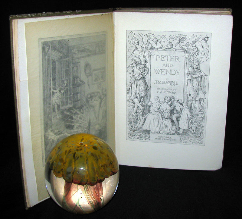 1911 Rare Book  - Peter Pan First Edition - Peter and Wendy by James Matthew Barrie