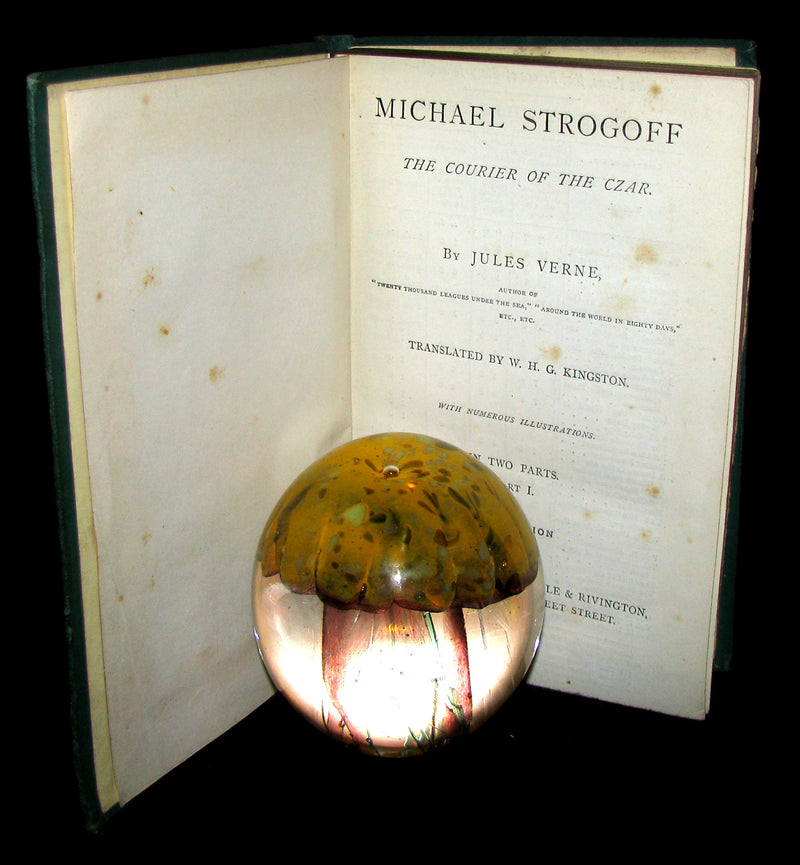 1885 Scarce Early Edition - Jules Verne - Michael Strogoff - The Courier Of The Czar