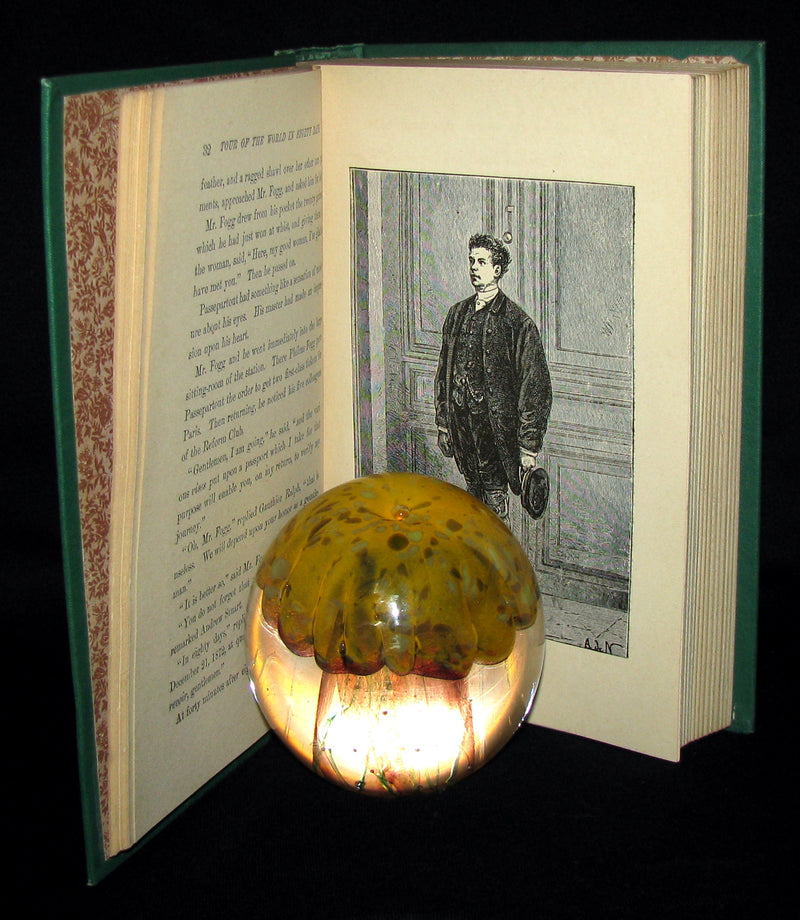 1883 Rare Book - The Tour of the World in Eighty Days by Jules Verne - Rare early edition