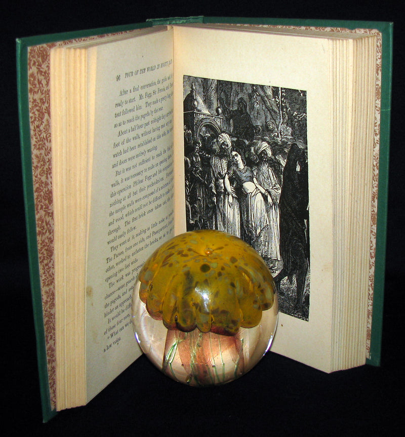 1883 Rare Book - The Tour of the World in Eighty Days by Jules Verne - Rare early edition