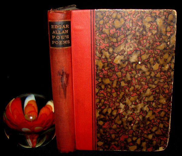1887 Rare Book - Poems by Edgar Allan POE (The Raven, Lenore, Ulalume, ...)